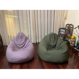 ghế lười hạt xốp sz xl màu xám