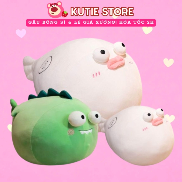 GẤU BÔNG CÁ NÓC MẶT NGÁO NGƠ, CÁ NÓC TRẦM CẢM, CÁ NÓC MẶT NGU NGƠ