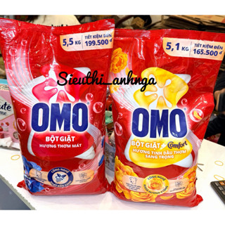 Bột giặt tay omo 5,5kg/5,1kg hương comfort