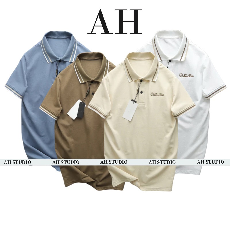 Áo POLO nam vải cá sấu Tici thoáng mát, sang trọng, cao cấp - Distinctive | AH STUDIO