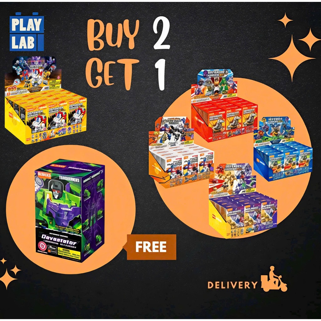 [NEW CÓ SẴN] Blokees Figures – Transformers FULL SET (Full Set 12 Box) (GDV01 - DV02 - DV03 - DV04 -