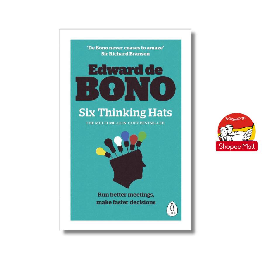 Sách - Six Thinking Hats by Edward de Bono - Business/Nonfiction/Psychology - Sách Ngoại Văn