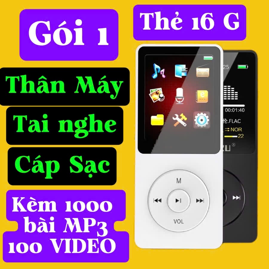 Máy Nghe Nhạc MP3 MP4 MP4 HIFI Phong Cách Thể Thao Chất Lượng Cao