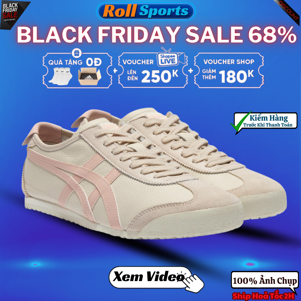 Giày Onitsuka Tiger Mexico 66 ‘Pink’ 1183A201-254 hottrend giành cho nữ FLEX SHOP