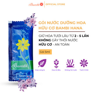 50 Gói Nước Dưỡng Hoa Bambi 5ML Giúp Hoa Tươi Lâu