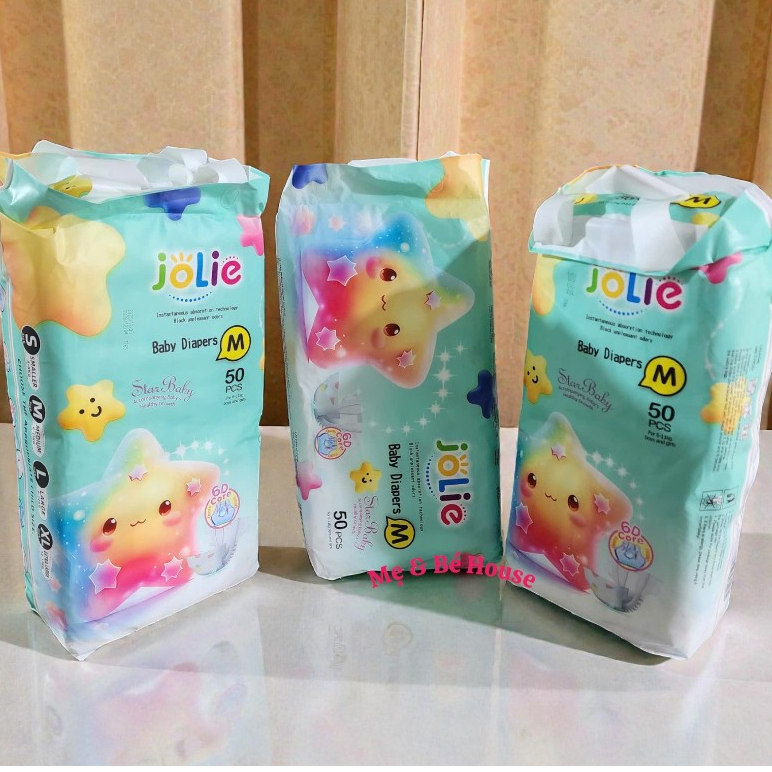 [150 miếng] - Tả Dán Trẻ Em joLie - Mềm mịn, thấm hút tốt, thoáng khí
