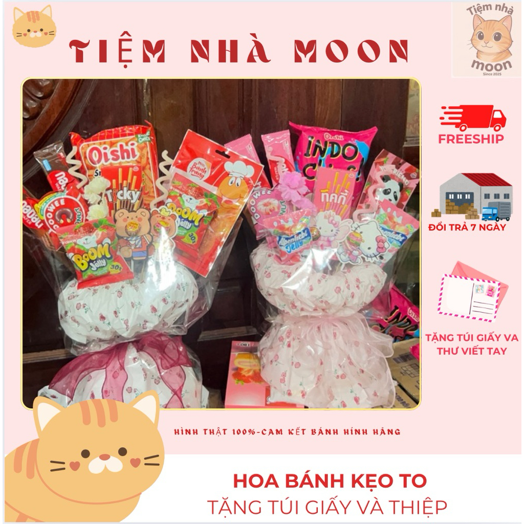 HOA BÁNH KẸO - QÙA TẶNG HOTTREND