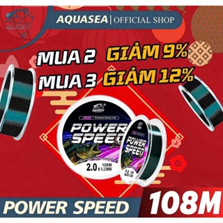 Cước câu cá Aquasea 108m vô máy. Mượt - min - quăng xa -Chống bung - tải cao .Fishing câu cá cước câu cá .