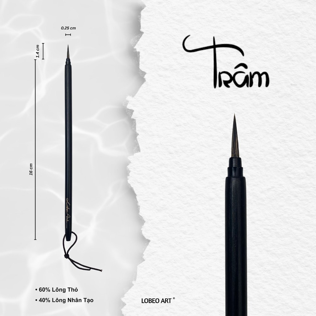 [LOBEO] Cọ vẽ thư pháp Lobeo - Trâm