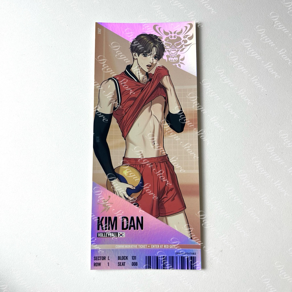 [Dagu Store] [SẴN] Ticket Team Lezhin JINX - KIM DAN