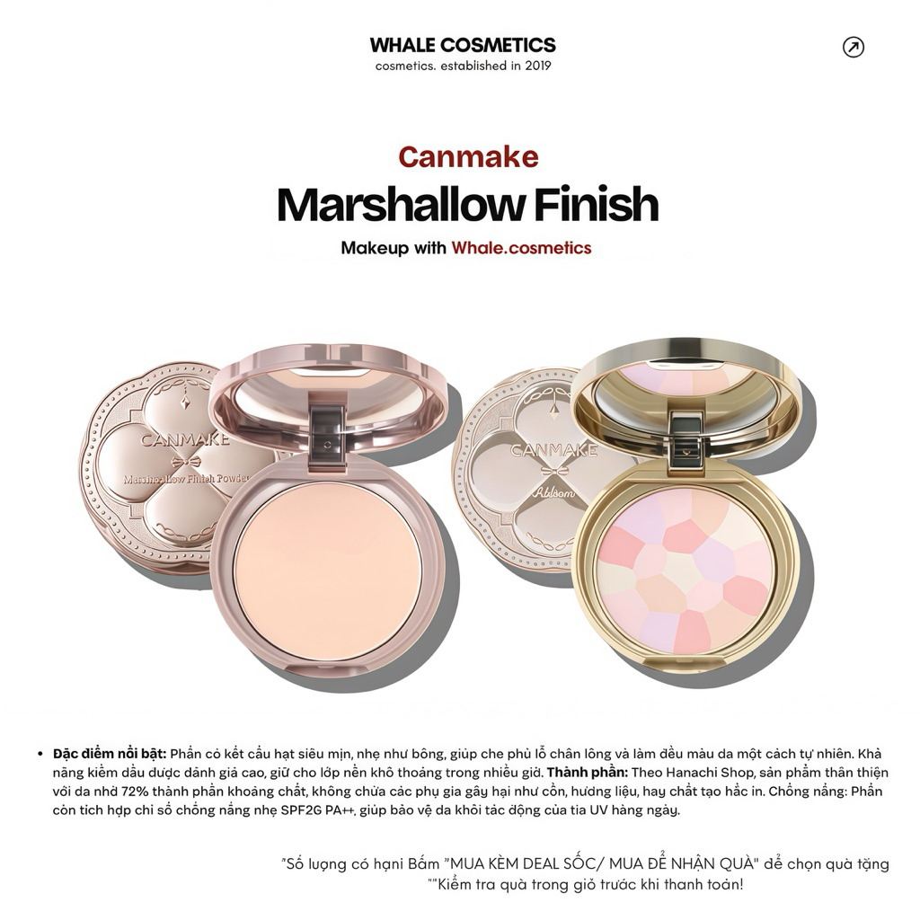 (Canmake) Phấn Phủ Canmake Marshmallow Finish Powder