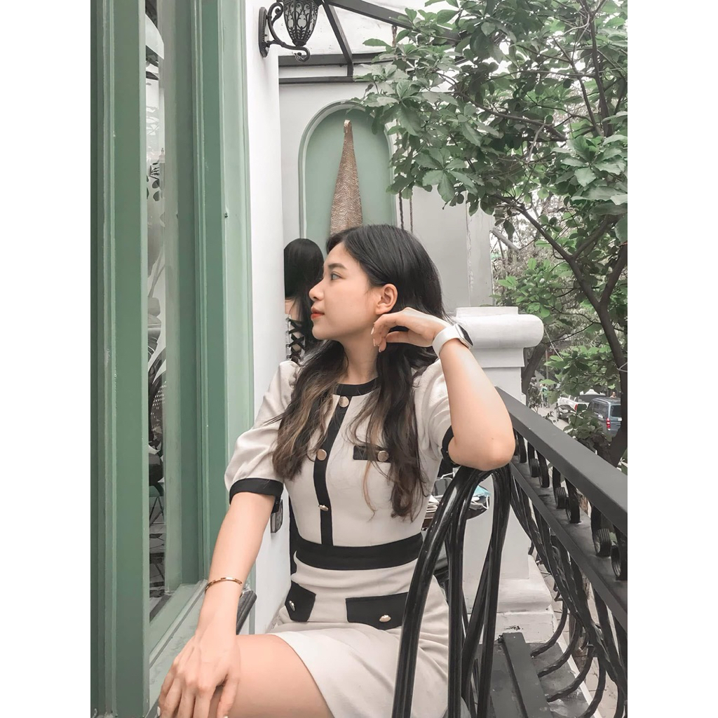 Váy len dạ Joie Des Roses