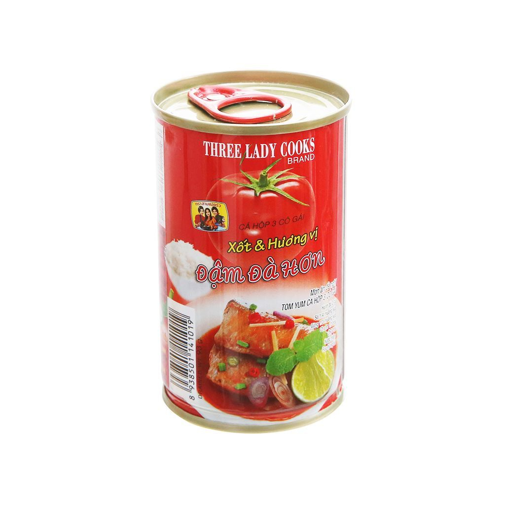 Cá mòi 3 cô gái - Cá nục sốt cà 155g (date mới)