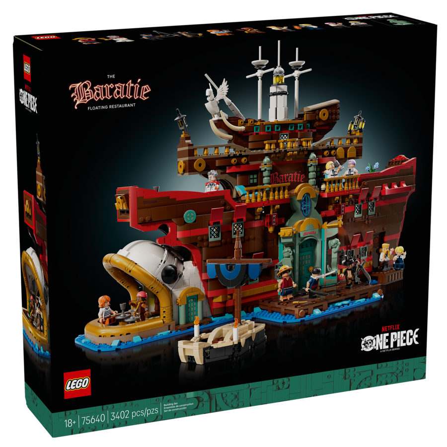 [HAPPY BRICKS] LEGO ONE PIECE 75640 - NHÀ HÀNG NỔI BARATIE - THE BARATIE FLOATING RESTAURANT