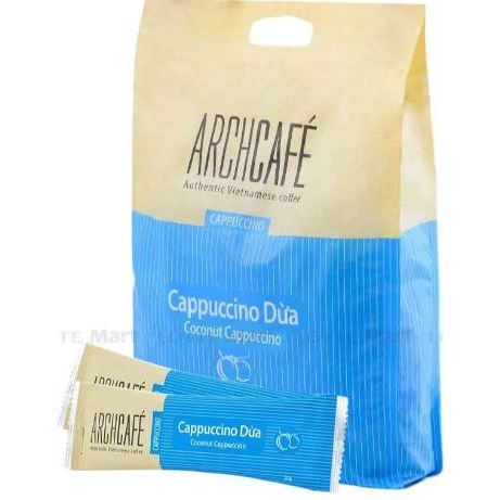 Cà Phê Cappuccino Dừa Archcafe Bịch 50 Gói 20G
