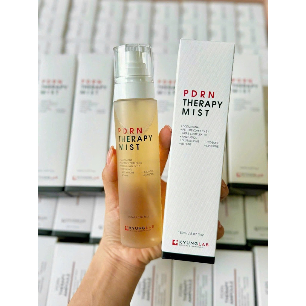 Xịt khoáng Kyunglab tế bào gốc,vật bất li thân trong tủ đồ skincare