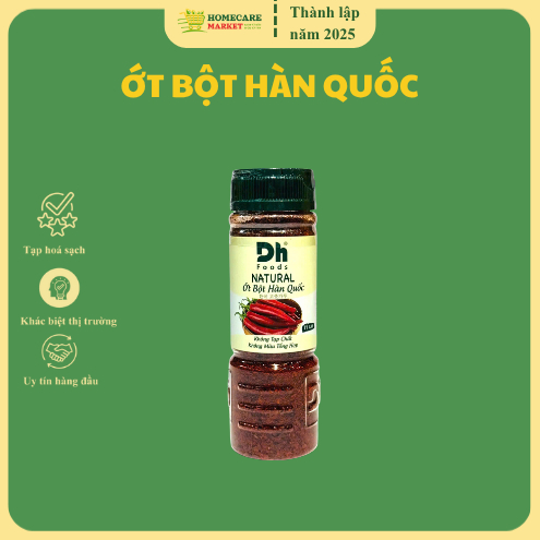 Ớt bột Hàn Quốc Natural Dh Foods Hũ 90G