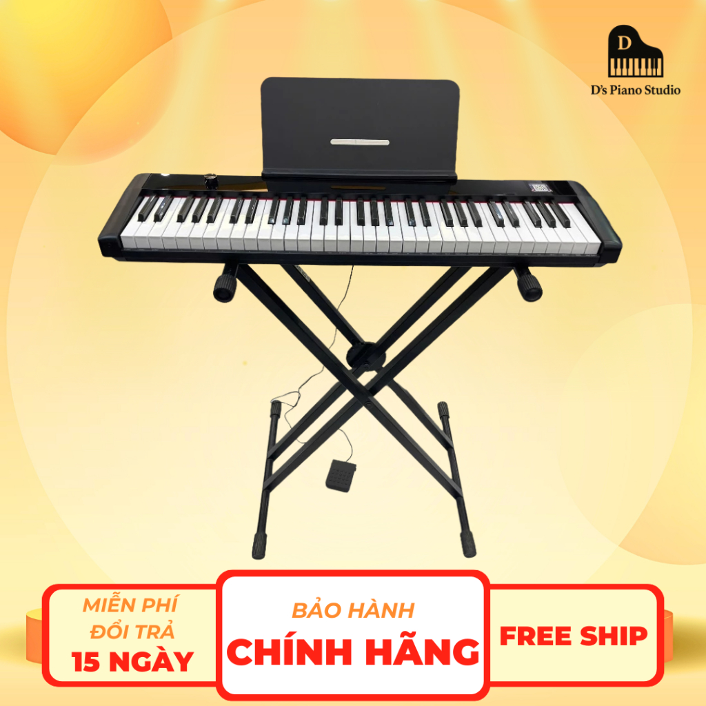 Piano Điện Xách Tay Flykeys M2, Bao Đàn, Kết Nối Bluetooth (Kèm Khóa Học Online) - D's Piano