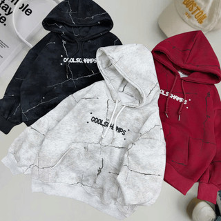 Áo Hoodie Nỉ Bé Trai 20–60kg | Nỉ 2 Da Dày Mịn, Mũ 2 Lớp, Form Rộng, Không Bai Xù, 3 Màu Loang Cá Tính