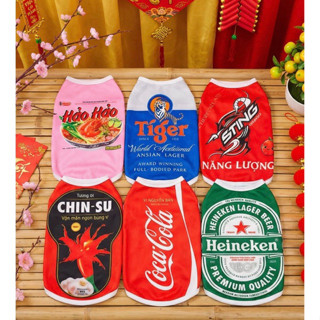 [S_3XL]Áo thun mềm mại cho thú cưng size S-3XL , Áo nước ngọt, Áo tết cho chó và mèo- LyLy Petshop