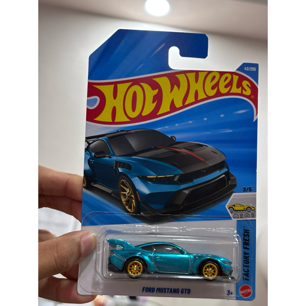 [SIÊU HIẾM] Hot Wheels Super Treasure Hunt (STH) - Ford Mustang GTD Spectraflame - Factory Fresh