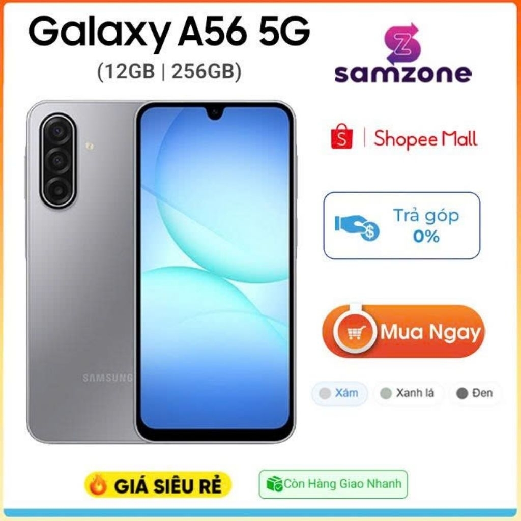 [ Kích Tháng 1 ] Điện thoại Samsung Galaxy A56 (12GB/256GB) Chính Hãng