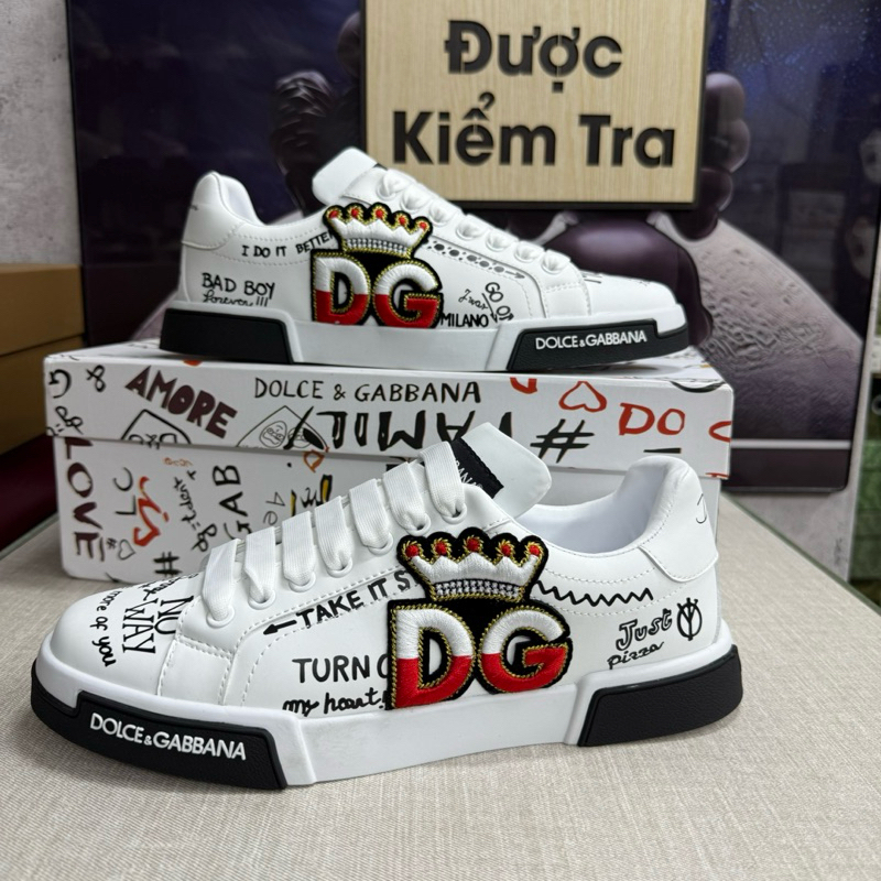 Giày Full Box DG Trắng Đỏ