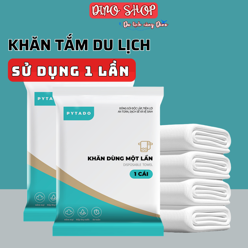 Khăn Tắm Du Lịch Khăn Tắm Sử Dụng Một Lần Sợi Vải Cellulose Phân Hủy Sinh Học Thấm Hút Mạnh Mềm Mịn Không Kích Ứng Da