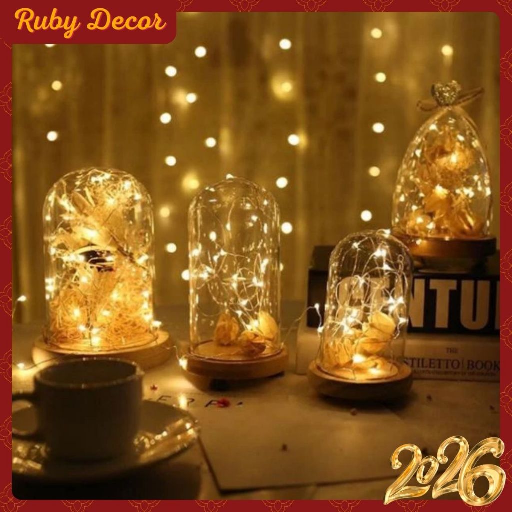 DÂY ĐÈN LED trang trí ( tặng kèm pin)