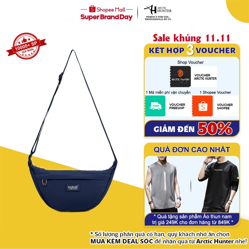 Túi Đeo Chéo NATOLI Soft Touch Crossbag T26 – Phong Cách Nữ Tính, Đa Ngăn Tiện Lợi