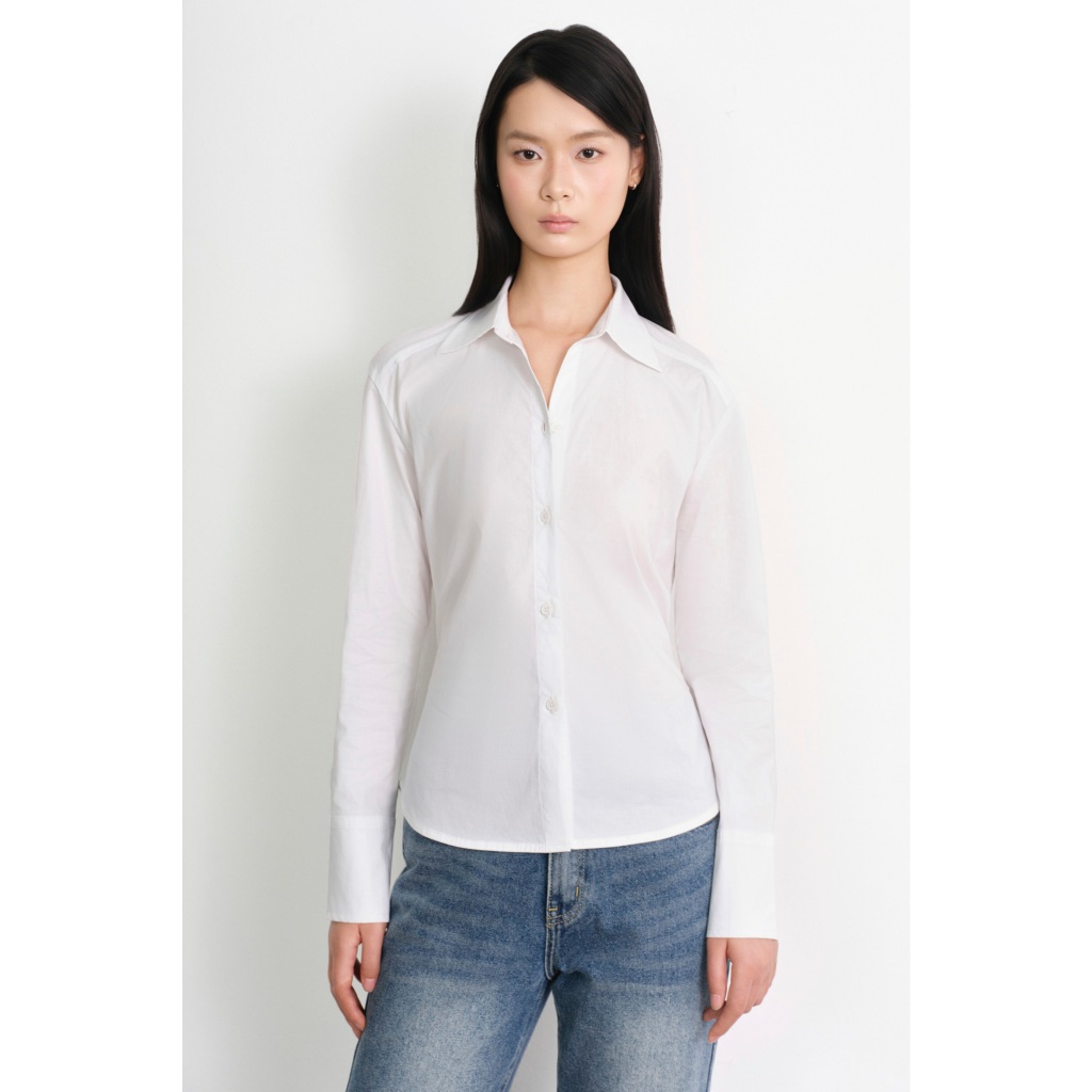 LIBÉ WORKSHOP - Áo sơ mi trắng tay dài 7483