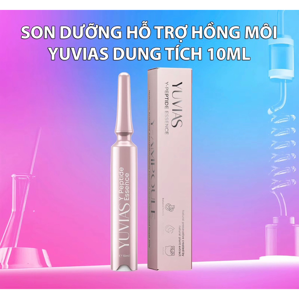 Son Dưỡng Môi YUVIAS - Tinh Chất Dưỡng Hỗ Trợ Hồng Môi Và Hỗ Trợ Cải Thiện Thâm Môi, Dưỡng môi Phun 