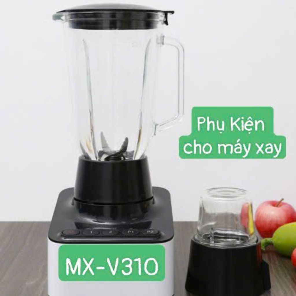(LINH KIỆN PHỤ KIỆN) LY CỐI THỦY TINH SINH TỐ MÁY XAY SINH TỐ Panasonix MX-V310 MX-V310K MX-V310KRA 
