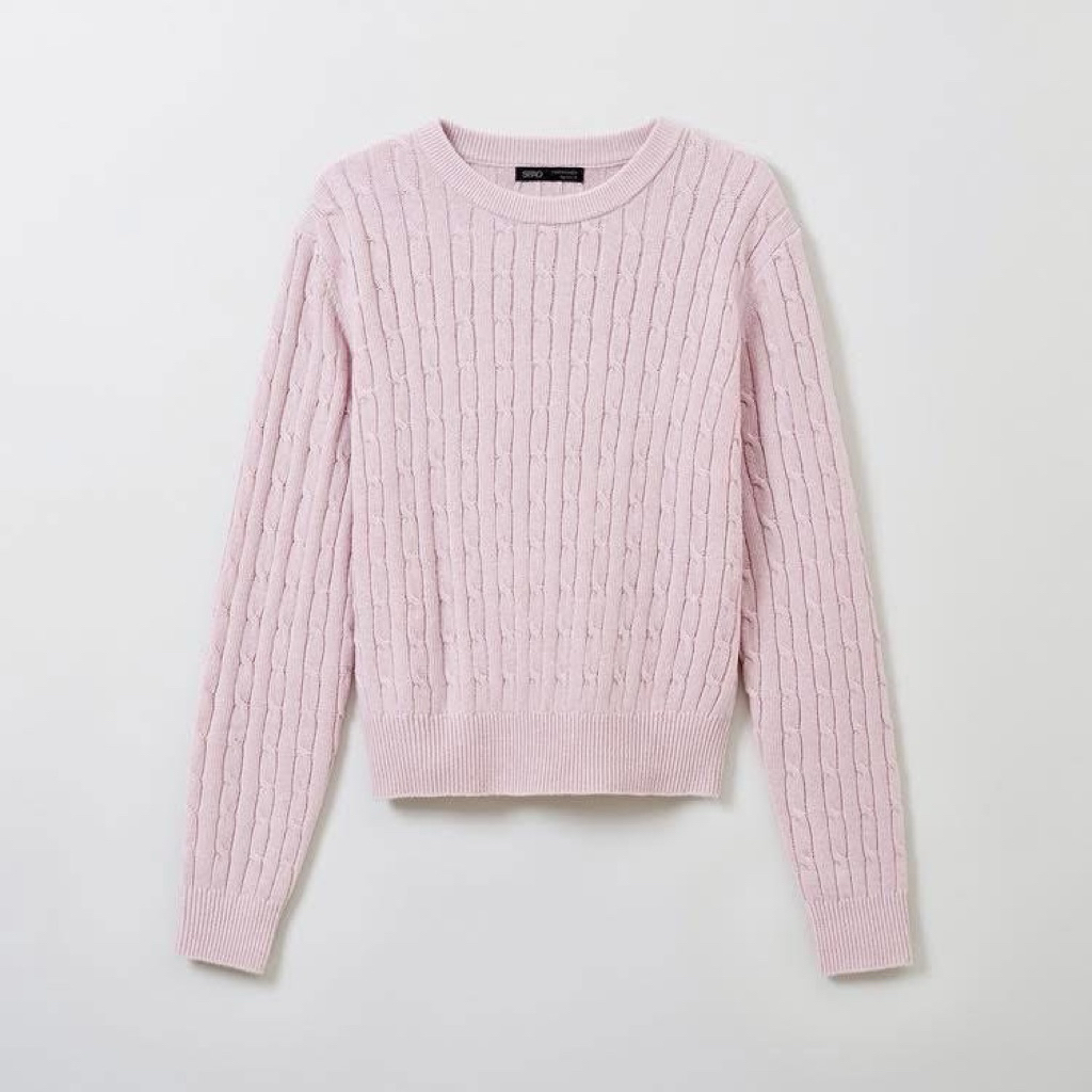 Áo len vặn thừng nữ Spao chính hãng