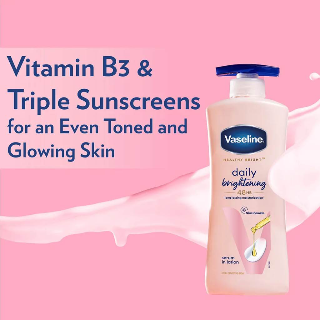 Vaseline Sữa Dưỡng Thể Healthy Bright Daily Brightening 48HR 725ml- Cấp Ẩm Cho Da Mềm Mại | BigBuy360 - bigbuy360.vn