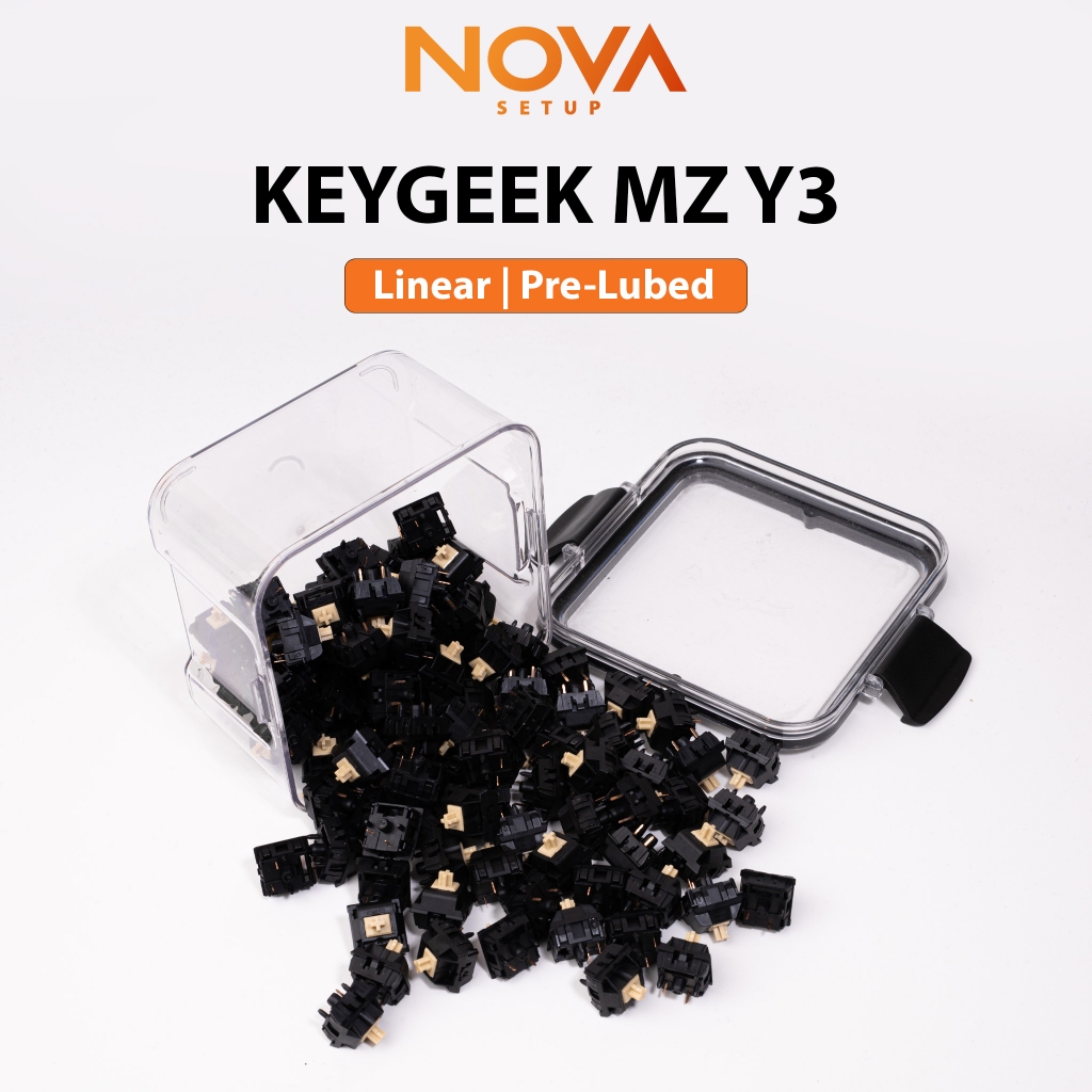 Pack 70/90 Switch Keygeek MZ Y3 linear 53g prelubed công tắc bàn phím cơ Keygeek MZ Y3