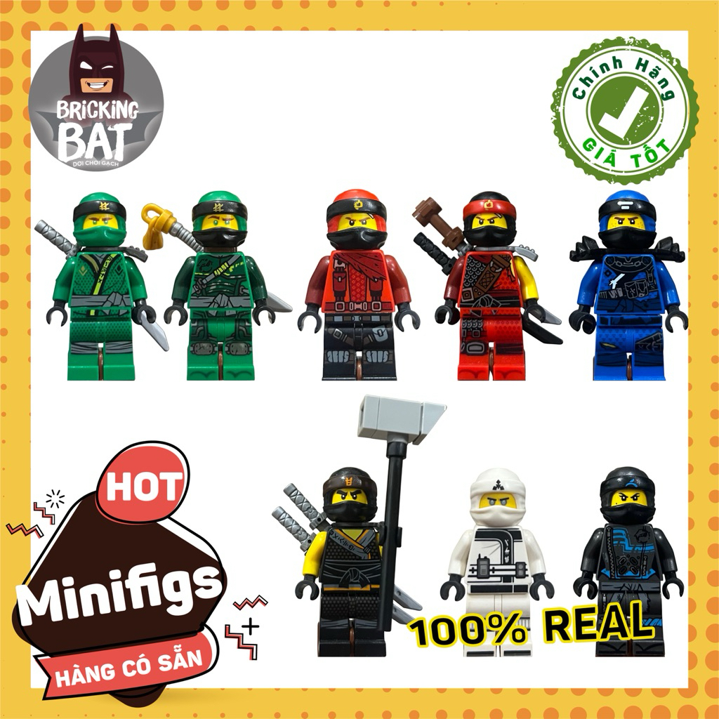 [Bricking Bat] LE.GO Minifigs - Ninjago Season 8+9 Collection