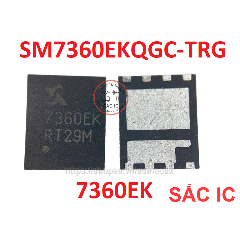 [S149] SM7360EKQGC-TRG 7360EK 7360 ic nguồn trên bo mạch - Mới nguyên bản - Original NEW