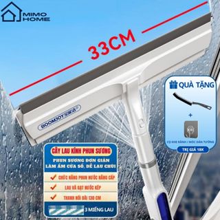 Cây Lau Kính Thông Minh Phun Sương Cán Dài Đa Chức Năng 3 in 1 , Chổi Lau Kính