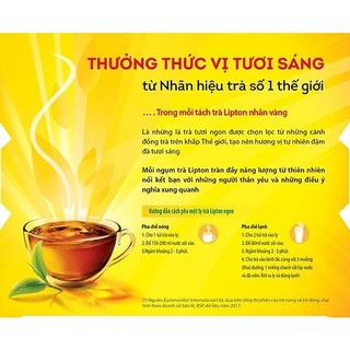 Trà Lipton Túi Lọc Nhãn Vàng (2g/gói)