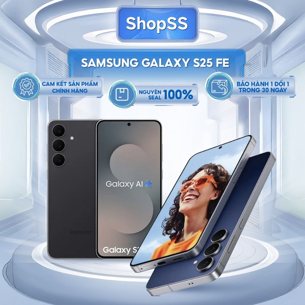 Điện Thoại Samsung Galaxy S25 FE 5G Chính Hãng - Chip Exynos 2400, Màn 120Hz, Pin 4900mAh