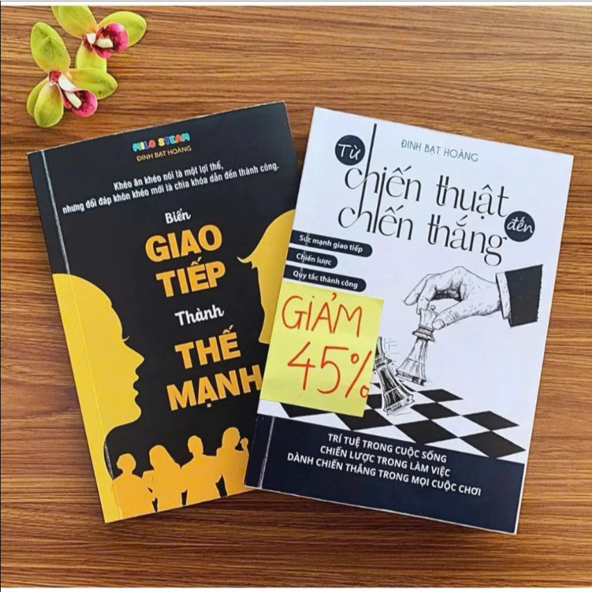 Combo 2 Sách: Biến Giao Tiếp Thành Thế Mạnh & Từ Chiến Thuật Tới Chiến Thắng – Nghệ Thuật Ứng Xử & Tư Duy Chiến Lược//