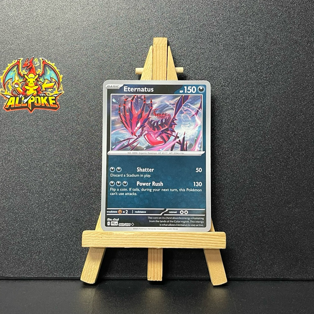 [ AllPoke ] Thẻ Bài Pokemon TCG,Eternatus 069/094 Reverse Holo -M-NM