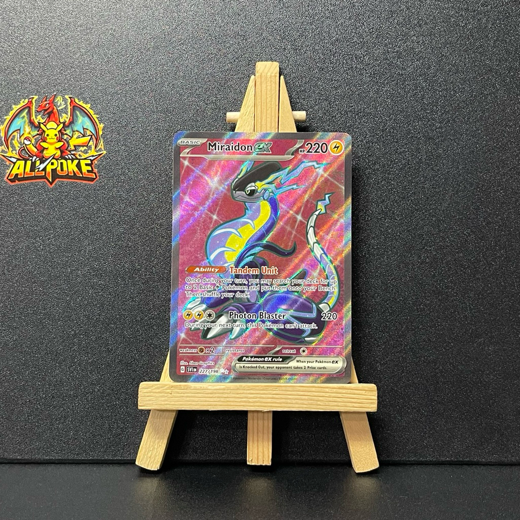 [ AllPoke ] Thẻ Bài Pokemon TCG,Miraidon ex - 227/198 -M-NM