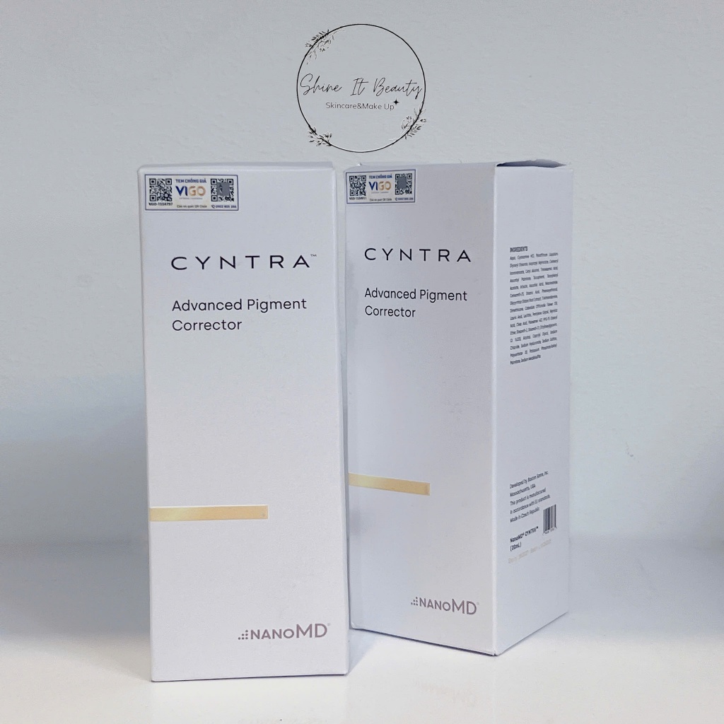 Đại lý chính hãng - Kem Dưỡng Cải Thiện Nám NanoMD Cyntra Advanced Pigment Corrector 20ml