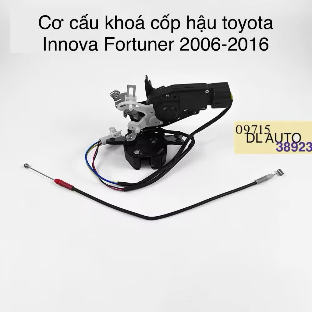 Cơ cấu khóa cốp hậu toyota Innova Fortuner 2006-2016 69350-0K010 69350-0K120 69350-0K100
