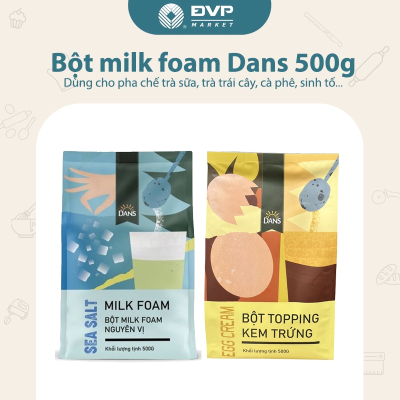 Dans - Bột Milk foam 500g