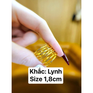 nhẫn tròn trơn dày dặn