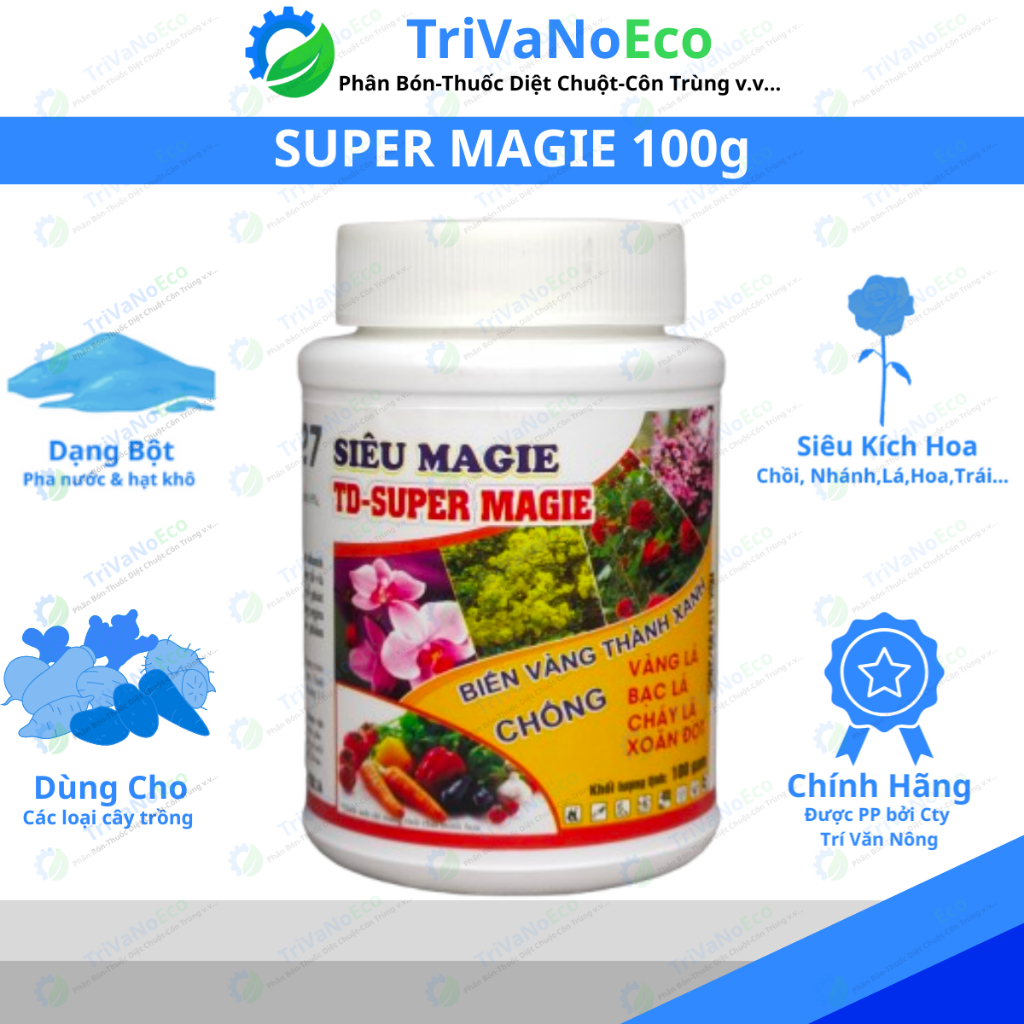 Phân Bón Siêu MAGIE TD-SUPER MAGIE hủ 100g