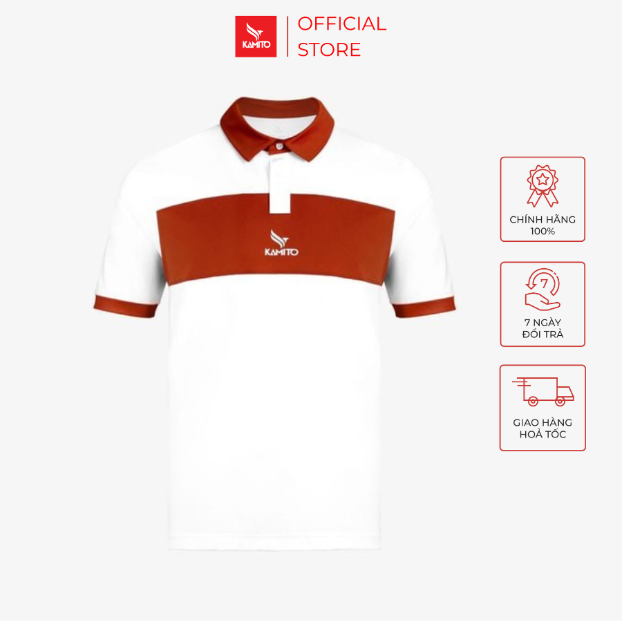 Áo Polo Pickleball Kamito Trình Nam 2, Áo thun Polo thể thao, Co Giãn, Thấm hút mồ hôi, Nhanh Khô
